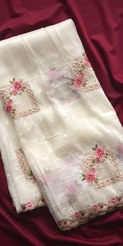 SC 239 Pink Georgette With Lace Work & Lace Border Saree . Wedding, Party, Festive, Events, Exclusive Offer ₹1599. Delivery 4-6 Working Days. Shop now. | Bollywood Sarees, Creative Sarees, Designer Sarees, Embroidered Sarees, Ethnic Saree, Modern Digital sarees, Party Wear Sarees, Sarees