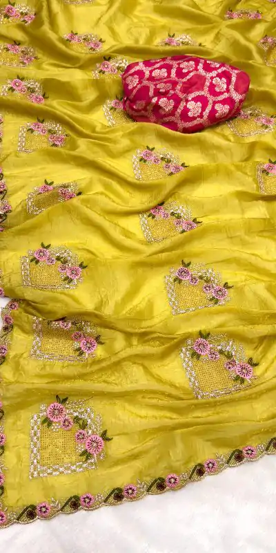 SC 239 Pink Georgette With Lace Work & Lace Border Saree . Wedding, Party, Festive, Events, Exclusive Offer ₹1599. Delivery 4-6 Working Days. Shop now. | Bollywood Sarees, Creative Sarees, Designer Sarees, Embroidered Sarees, Ethnic Saree, Modern Digital sarees, Party Wear Sarees, Sarees
